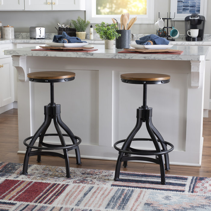 Williston Wellman Swivel Adjustable Height Stool & Reviews Wayfair